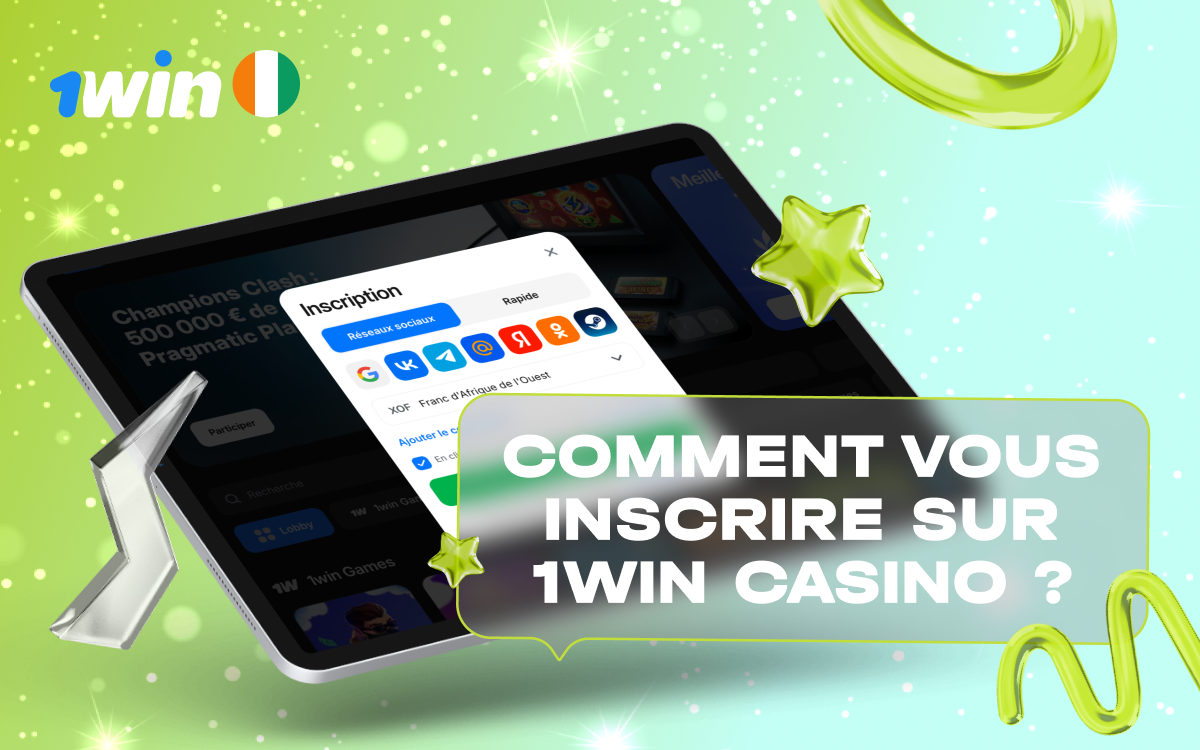 Inscription 1win Côte d'Ivoire — Créer Compte Gratuit & Bonus 500%